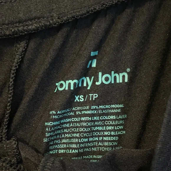 Tommy John Charcoal Gray Jogger Sweatpants - Picture 2 of 2